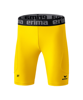 Erima Elemental Tight kurz Gelb