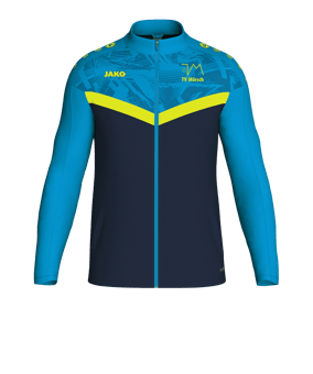 JAKO Iconic Polyesterjacke Blau Gelb F914