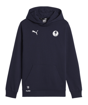 PUMA teamGOAL Casuals Hoody Kids Blau F06