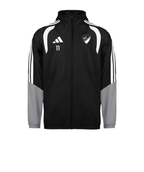 adidas Tiro 26 Regenjacke Schwarz