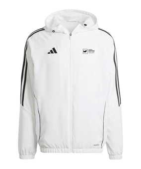 adidas Tiro 24 Windbreaker Weiss Schwarz