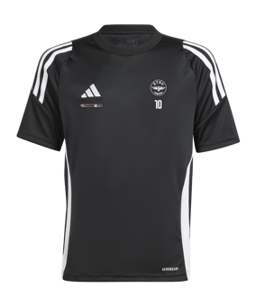 adidas Tiro 24 Trikot Kids Schwarz Weiss