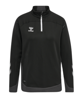 Hummel hmlLEAD HalfZip Sweatshirt Damen F2001 - schwarz