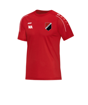 JAKO Classico T-Shirt Rot Weiss F01