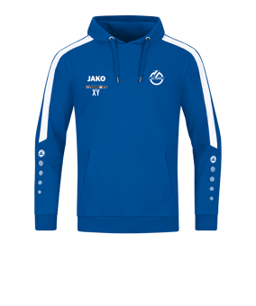 JAKO Power Hoody Blau Weiss F400