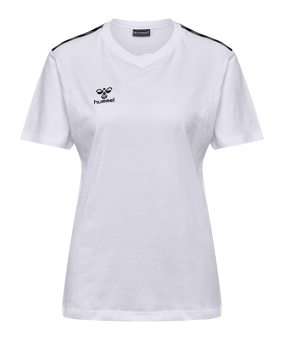 Hummel AUTHENTIC CO T-Shirt Damen Weiss F9001 - weiss