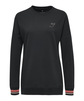 Hummel Aje Sweatshirt Damen Schwarz F2001 - schwarz