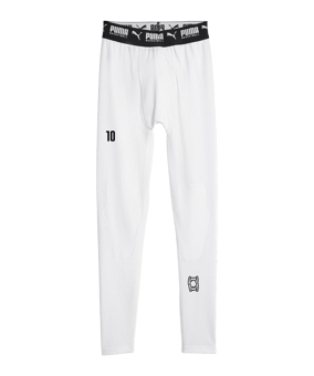 PUMA Hoops Team Full Tight Weiss F02