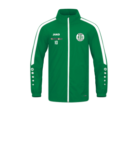 JAKO Power Allwetterjacke Kids Grün Weiss F200