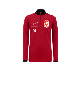 Nike Academy 25 Drill Top Sweatshirt Kids Rot F657