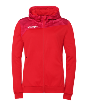 Kempa Athletics 29 Veste à capuche Femmes Rouge C60 - rouge
