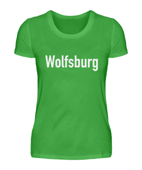 Damen T-Shirt "Wolfsburg" Grün - gruen