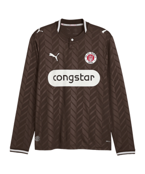 PUMA FC St. Pauli Shirt met lange mouwen Home 2026/2027 Bruin K01 - bruin