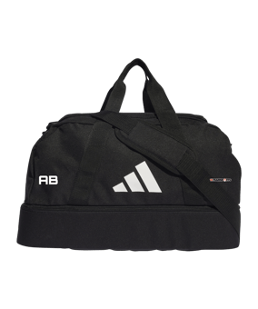 adidas Tiro League Duffel Bag Gr. S Schwarz Weiss