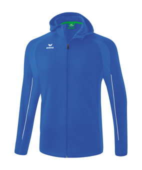 Erima Liga Star Kapuzenjacke Kids Blau Weiss - blau