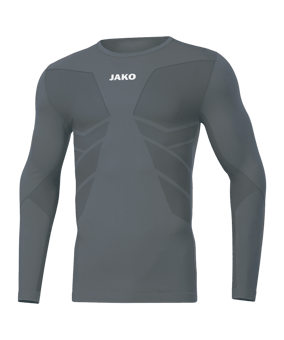 JAKO Comfort 2.0 langarm Grau F40 - grau