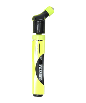 Derbystar Macro Doppelfunktion Ballpumpe Gelb - gelb