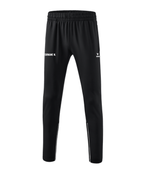 Erima Performance Trainingshose Schwarz Weiss
