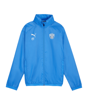PUMA teamGOAL Allwetterjacke Kids Blau Weiss F02