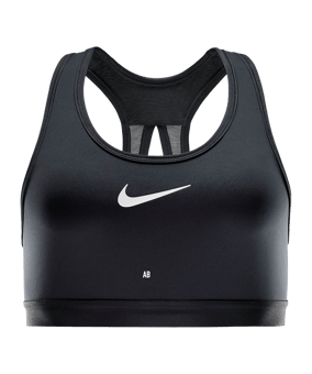 Nike Swoosh High Support Bra Sport-BH Damen Schwarz F010