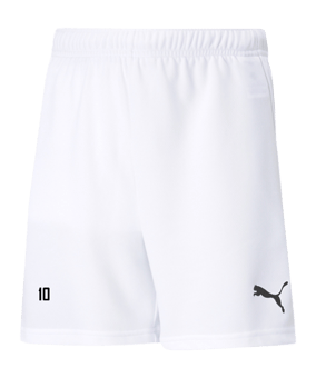PUMA teamRISE Short Kids Weiss Schwarz F03
