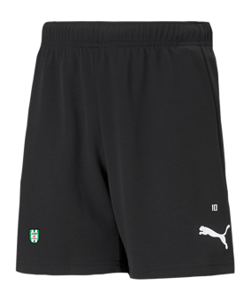 PUMA teamRISE Short Kids Schwarz Weiss F04