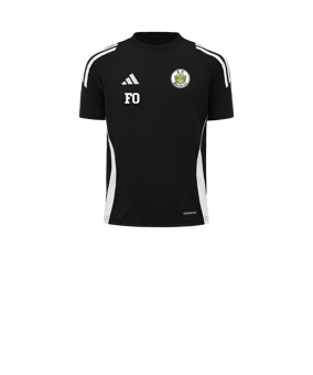 adidas Tiro 24 Trikot Kids Schwarz Weiss