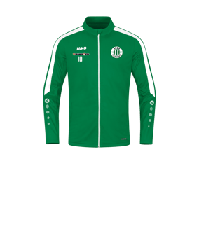 JAKO Power Polyesterjacke Kids Grün Weiss F200