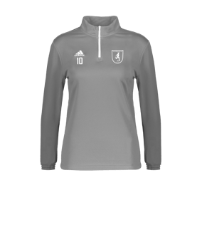 adidas Entrada 22 HalfZip Sweatshirt Damen Grau
