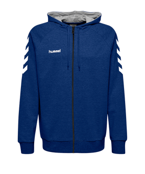 Hummel Cotton Kapuzenjacke Blau F7045 - blau