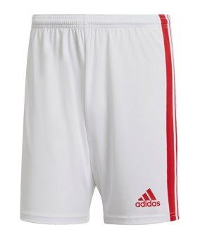adidas Squadra 21 Short Weiss Rot - weiss