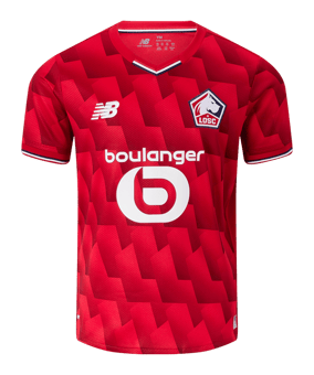 New Balance LOSC Lille Trikot Kids Rot - rot