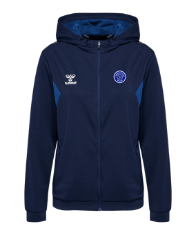 Hummel AUTHENTIC PL Kapuzenjacke Damen Blau F7026