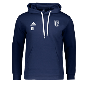 adidas Entrada 22 Hoody Blau