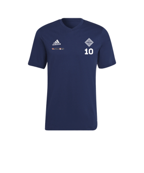 adidas Entrada 22 T-Shirt Blau