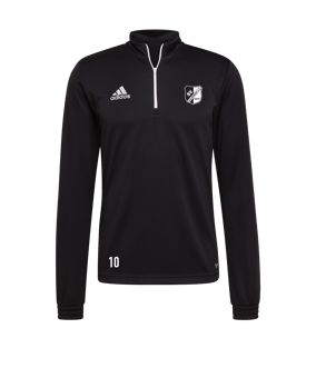 adidas Entrada 22 HalfZip Sweatshirt Schwarz