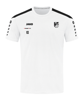 JAKO Power T-Shirt Weiss Schwarz F000