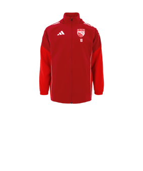 Veste de pluie adidas Tiro 25 Competition enfants rouges