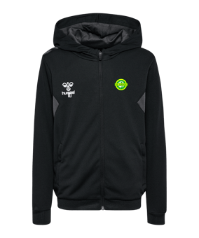 Veste à capuche Hummel AUTHENTIC PL enfants noirs F2001