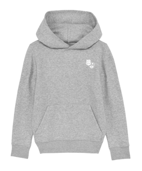 Merch Mini Cruiser Hoody Kids Heather Grey | #justlogo1c