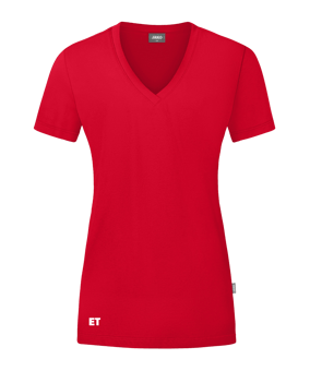 JAKO Organic T-Shirt Damen Rot F100