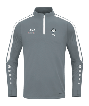 JAKO Power Sweatshirt Kids Grau Weiss F840