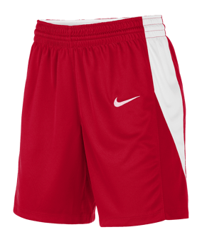 Nike Team Basketball Stock Short Damen Rot F657 - rot