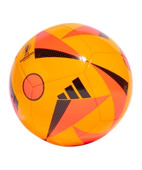 adidas Fussballliebe Club Trainingsball EM 2024 Gold Rot Schwarz - gold