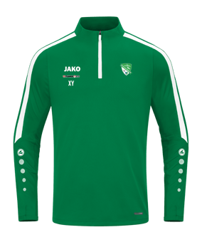 JAKO Power Sweatshirt Kids Grün Weiss F200