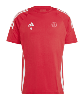 adidas Tiro 24 T-Shirt Rot Weiss