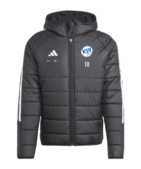 adidas Tiro 24 Winterjacke Schwarz Weiss