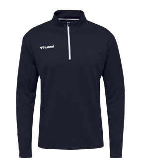 Hummel Authentic HalfZip Sweatshirt Blau F7026 - blau