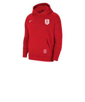 Nike Park 20 Fleece Hoody Kids Rot Weiss F657