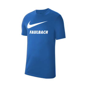 Nike Park 20 Swoosh T-Shirt Kids Blau Weiss F463